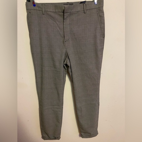 Gray Plaid Trousers - Picture 2 of 4